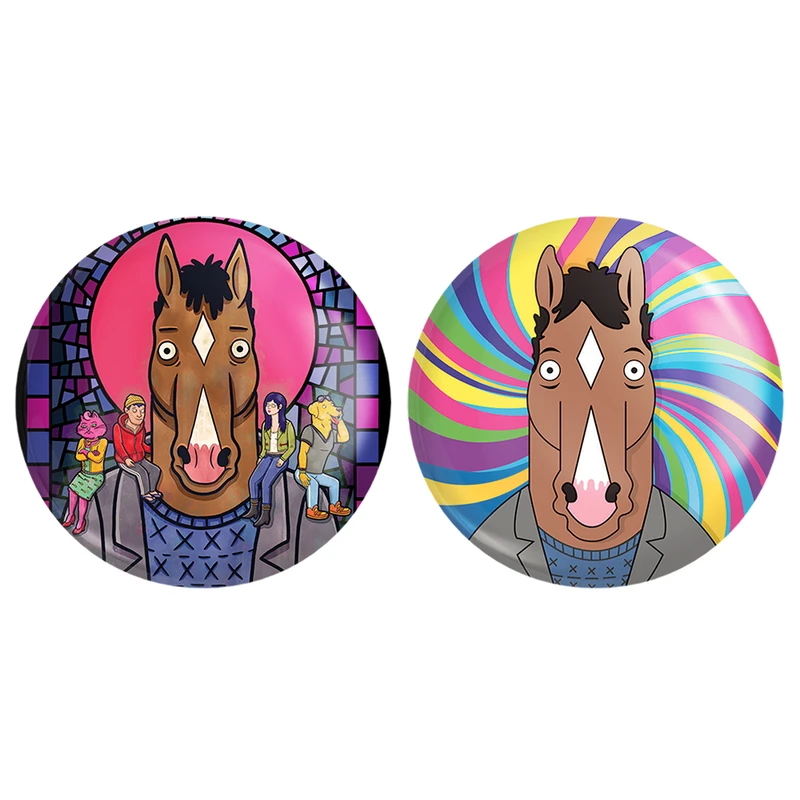 مگنت خندالو طرح Bojack Horseman کد 11361142 مجموعه 2 عددی