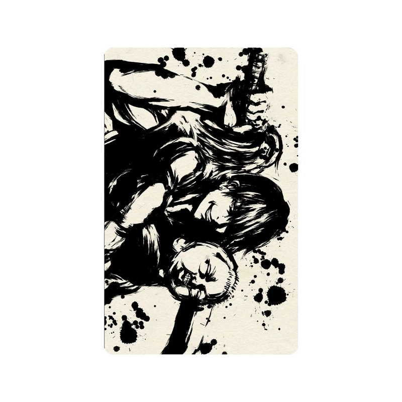 استیکر کارت مدل انیمه طرح جوجوتسو کایسن توجی فوشیگورو Jujutsu Kaisen Toji Fushiguro کد 5269