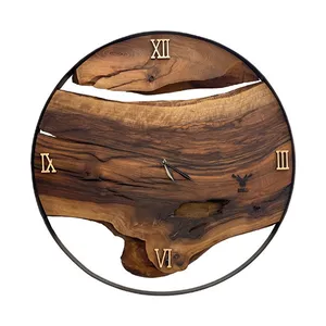 ساعت دیواری مدل روستیک دور رینگ کد 0018