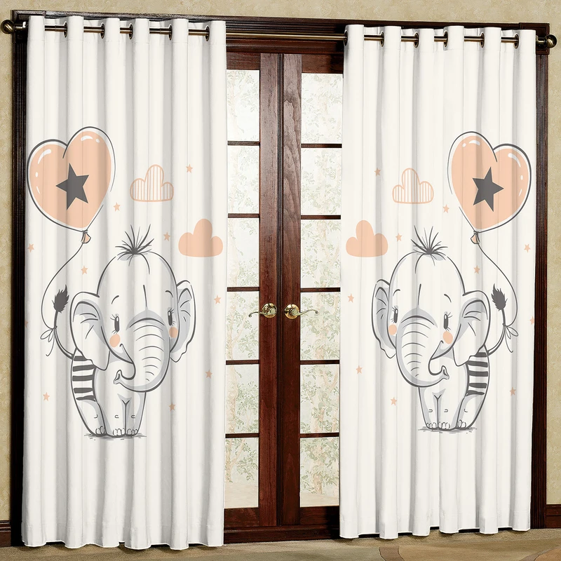   پرده مدل فیل مخمل پانچی کد 1020 سایز 140x280 سانتی متر