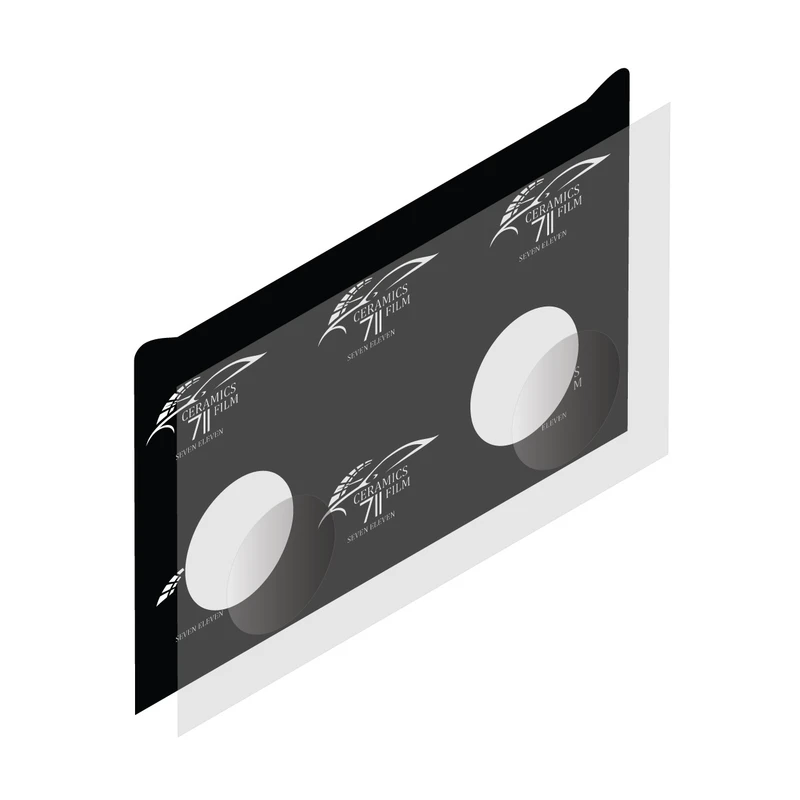 محافظ سرامیکی پنل بخاری نمایشگر خودرو هفت یازده مدل الگانس شیلد مناسب برای فیدلیتی پرستیژ