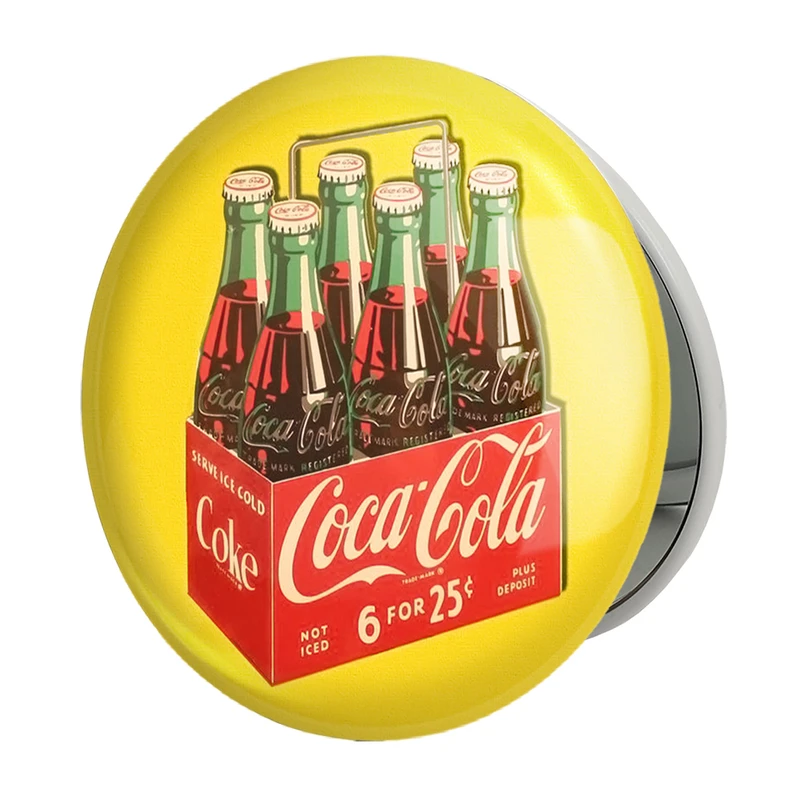 آینه جیبی خندالو طرح نوستالژی مدل تاشو کد 29095