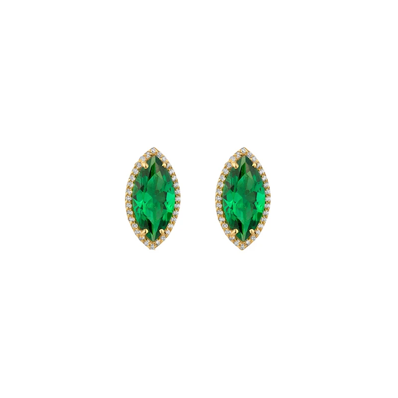 گوشواره میخی طلا 18 عیار زنانه کیا گالری مدل دیدار کد EM494
