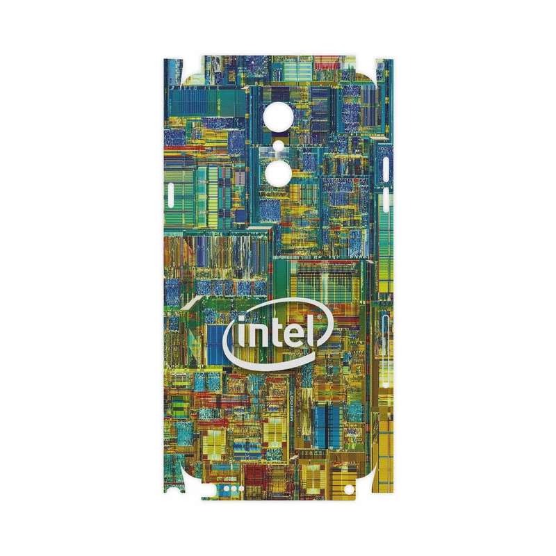 برچسب پوششی ماهوت مدل Intel Brand-FullSkin مناسب برای گوشی موبایل ال جی Q Stylus