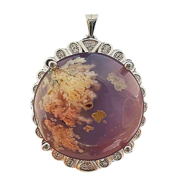 آویز گردنبند نقره زنانه مدل شجر بهاری کد glsr-25700