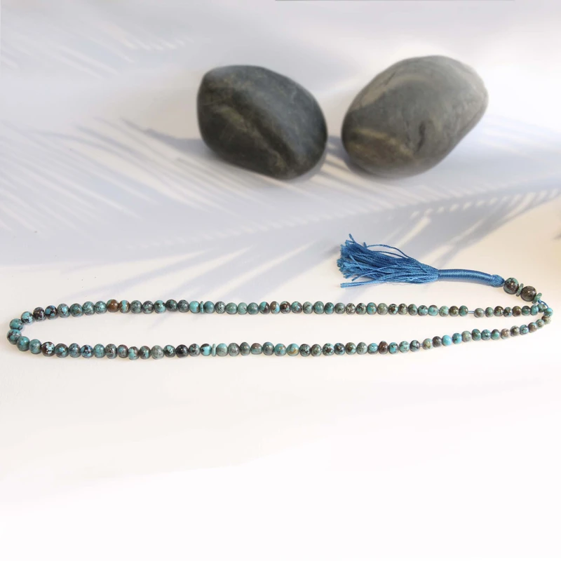 عکس شماره 5 : تسبیح مدل فیروزه ای نیشابوری  کد t_516