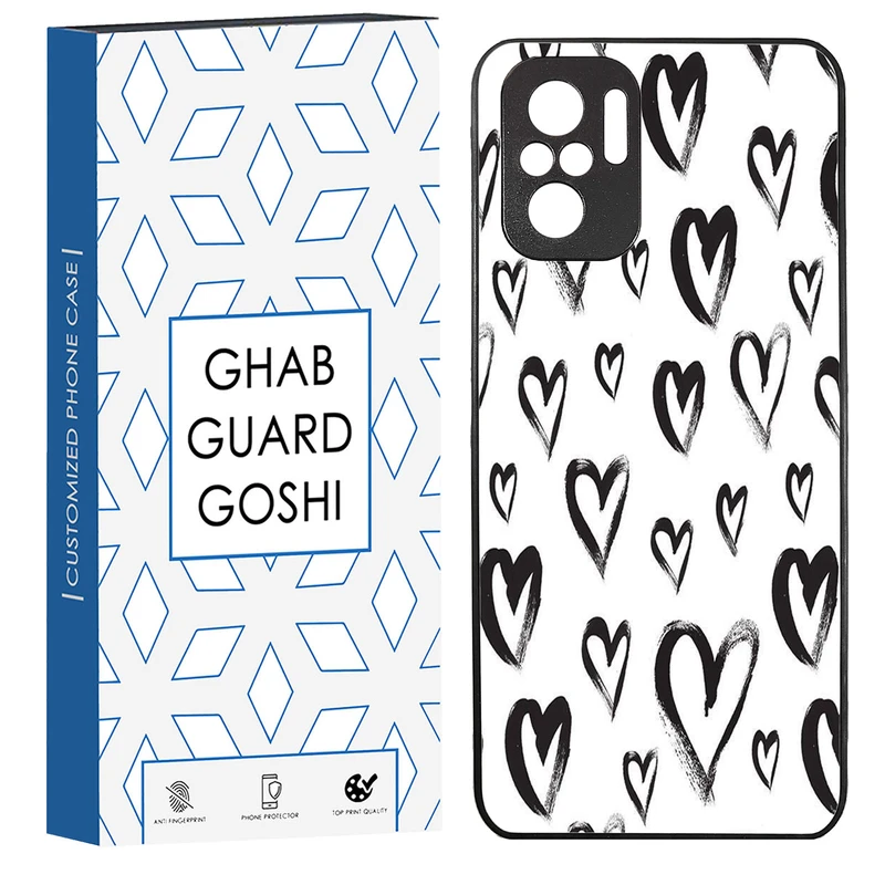 کاور قاب گارد گوشی طرح قلب کد TPU-278 مناسب برای گوشی موبایل شیائومی Redmi Note 10 4g / Redmi Note 10s / Poco m5s