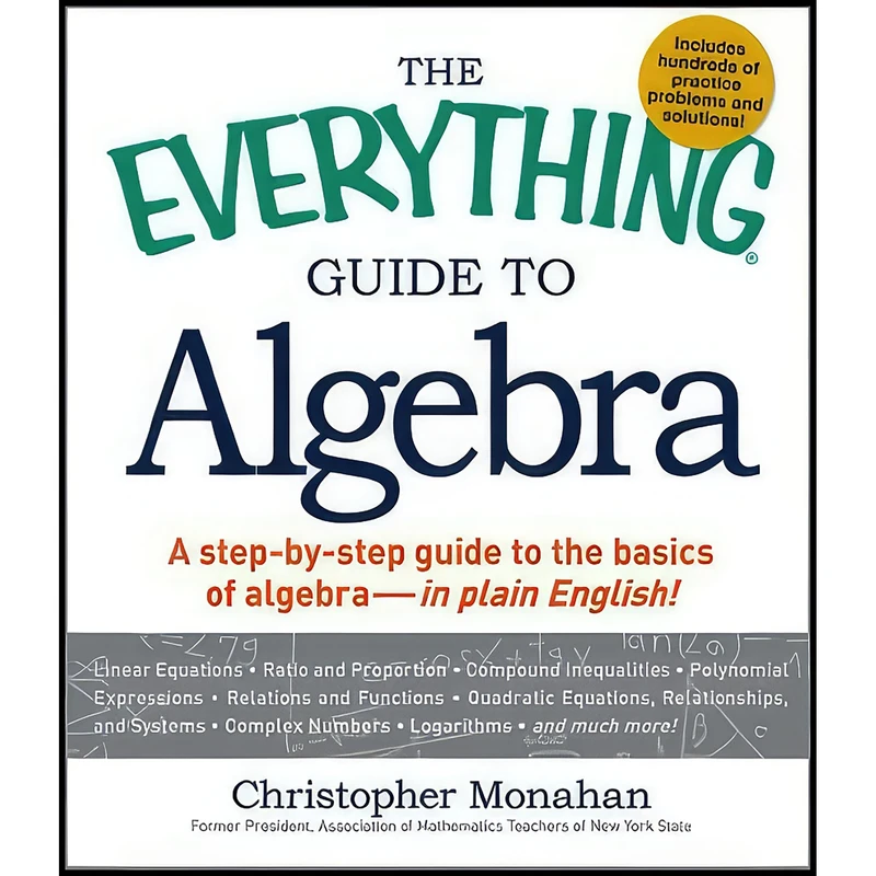 کتاب The Everything Guide to Algebra اثر جمعي از نويسندگان انتشارات Everything