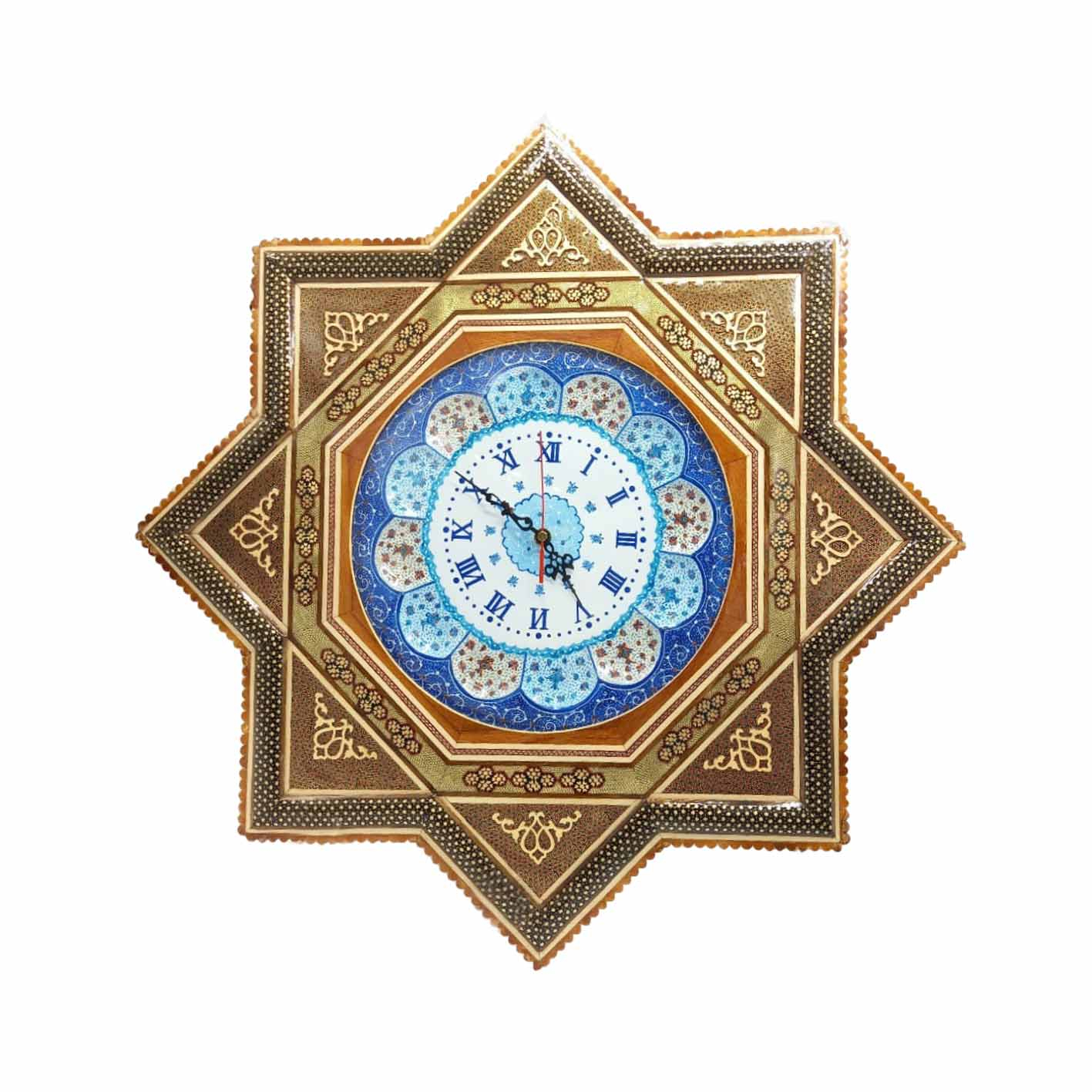 ساعت خاتم کاری طرح ستاره کد 0701