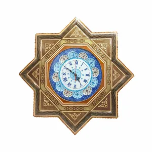 ساعت دیواری خاتم کاری کد 0702