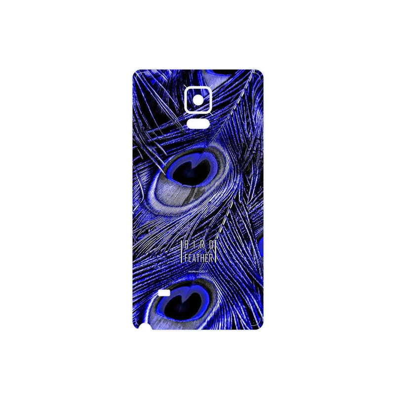 برچسب پوششی ماهوت مدل Purple Feather مناسب برای گوشی موبایل سامسونگ Galaxy Note 4