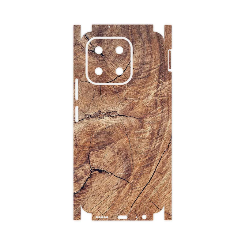 برچسب پوششی ماهوت مدل Wood Texture 5-FullSkin مناسب برای گوشی موبایل آنر X6b