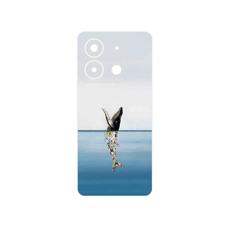 برچسب پوششی ماهوت مدل Collage of Sea Trash مناسب برای گوشی موبایل شیائومی Redmi Note 13 Pro 5G