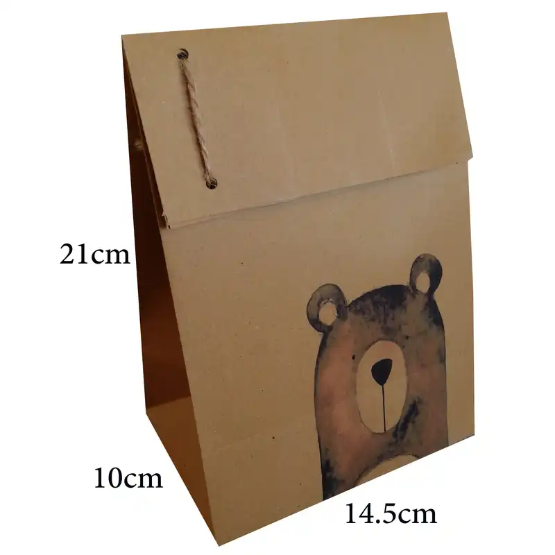 پاکت هدیه مدل خرس بازی