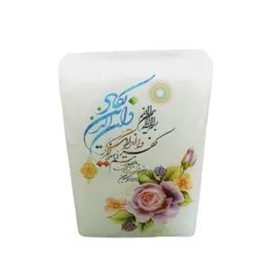 سنگ‌ نمک دکوری مدل مستطیلی کد 01