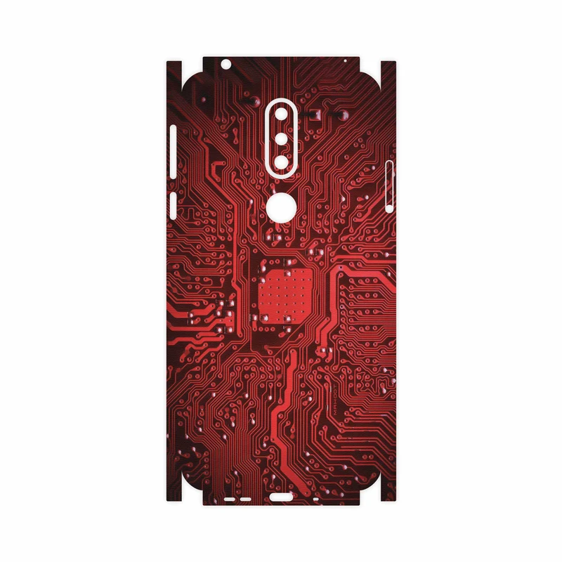 برچسب پوششی ماهوت مدل Red Printed Circuit Board-FullSkin مناسب برای گوشی موبایل نوکیا 7.1