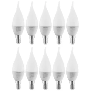 لامپ ال ای دی 7 وات مصباح مدل اشکی کد C37T-7W پایه E14 بسته 10 عددی