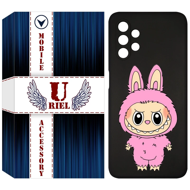 کاور یوریل قاب مدل KSH کد 129 طرح عروسک لبوبو مناسب برای گوشی موبایل سامسونگ Galaxy A13 4G