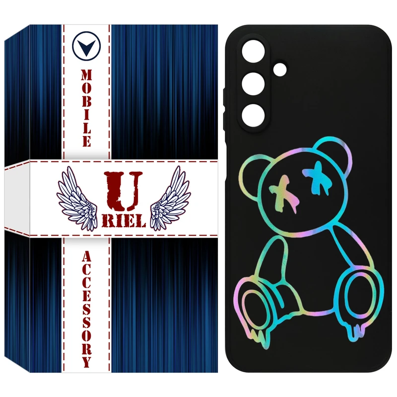 کاور یوریل مدل KSH کد 44 طرح خرس رنگی مناسب برای گوشی موبایل سامسونگ Galaxy A15