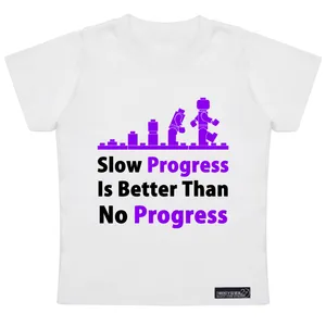 تی شرت آستین کوتاه پسرانه 27 مدل Slow Progress کد MH1415