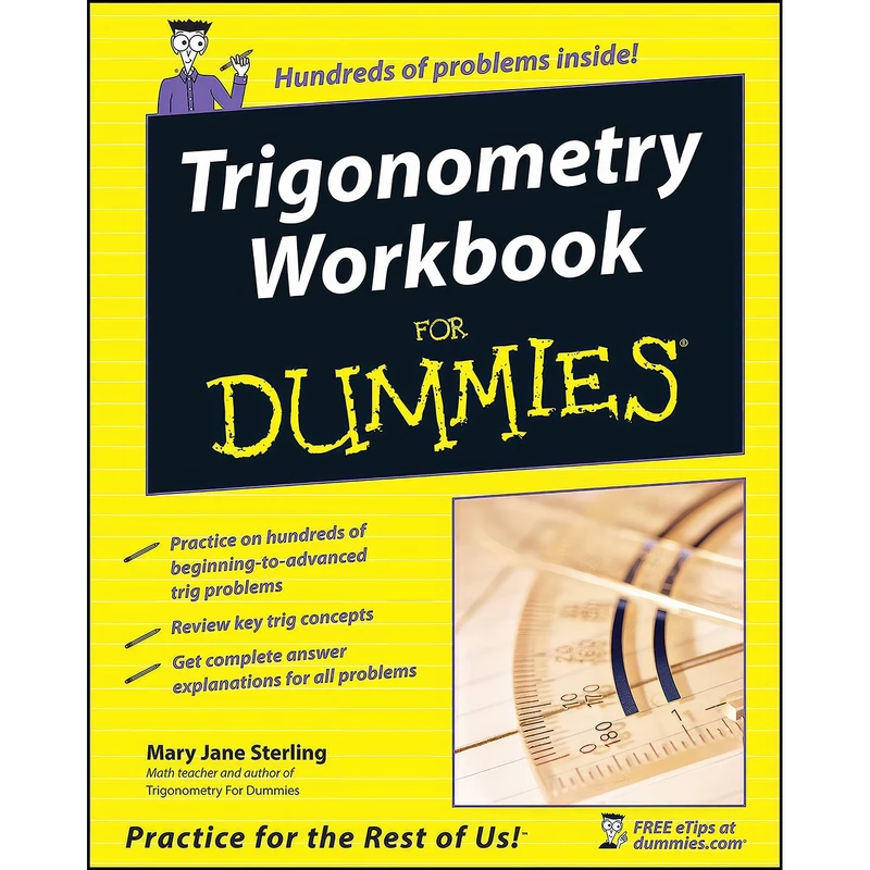 کتاب Trigonometry Workbook For Dummies اثر Mary Jane Sterling انتشارات For Dummies