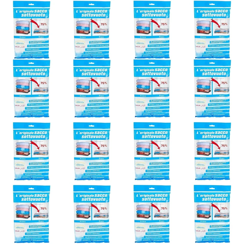 کیسه وکیوم مدل bluepack محافظ لباس 90130-sz بسته 12 عددی