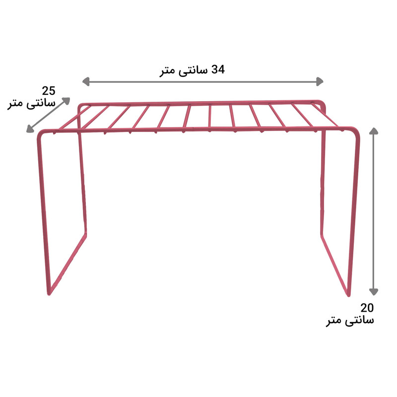نظم دهنده کابینت مدل P02 بسته 4 عددی