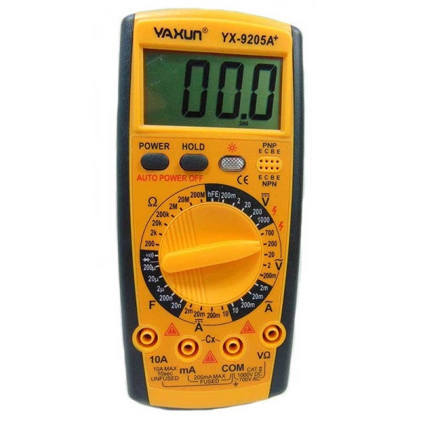 مولتی متر دیجیتال یاکسون مدل YX 9205A PLUS
