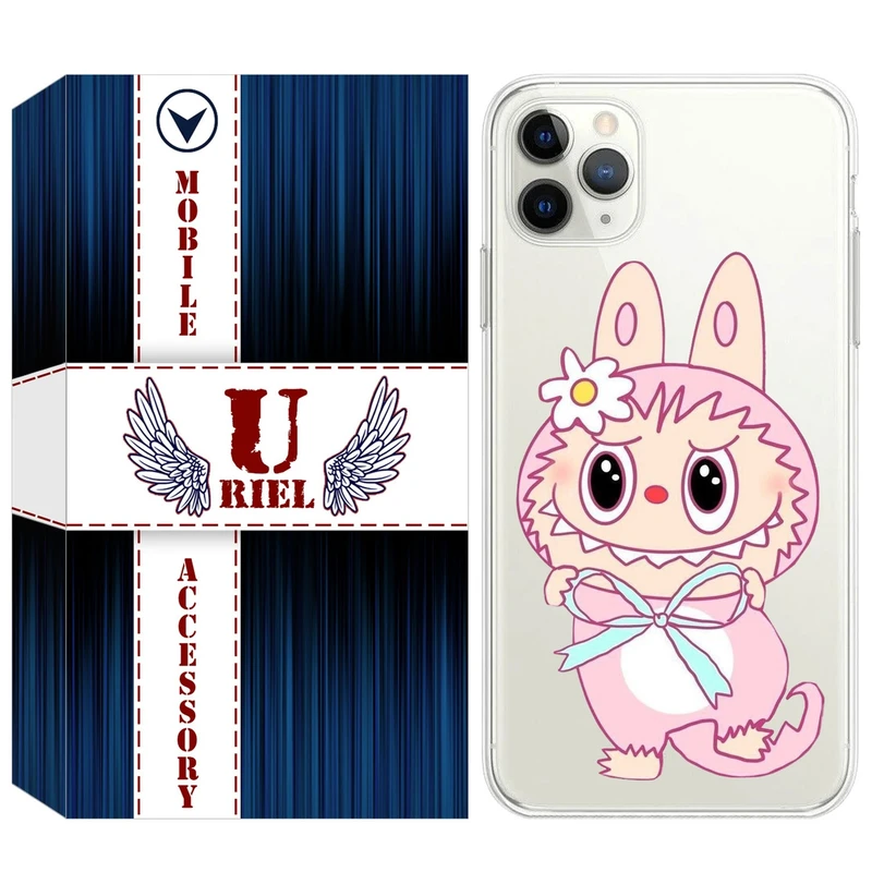 کاور یوریل مدل Clear کد 146 طرح لبوبو Labubu مناسب برای گوشی موبایل اپل iPhone 11 Pro Max