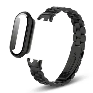 Sprig 3Bead PL GRD Strap Suitable for Xiaomi Mi band 8 with cover