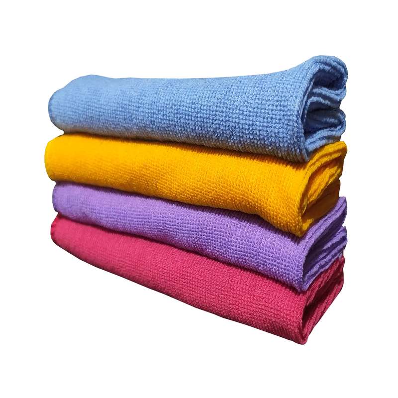 دستمال آشپزخانه باران مدل میکروفایبر کد 1 بسته 4 عددی دستمال آشپزخانه باران مدل میکروفایبر کد 1 بسته 4 عددی