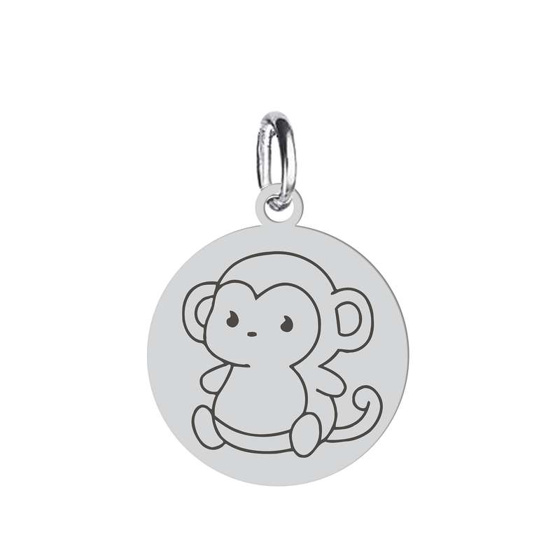 آویز گردنبند هایکا طرح میمون مدل ha309