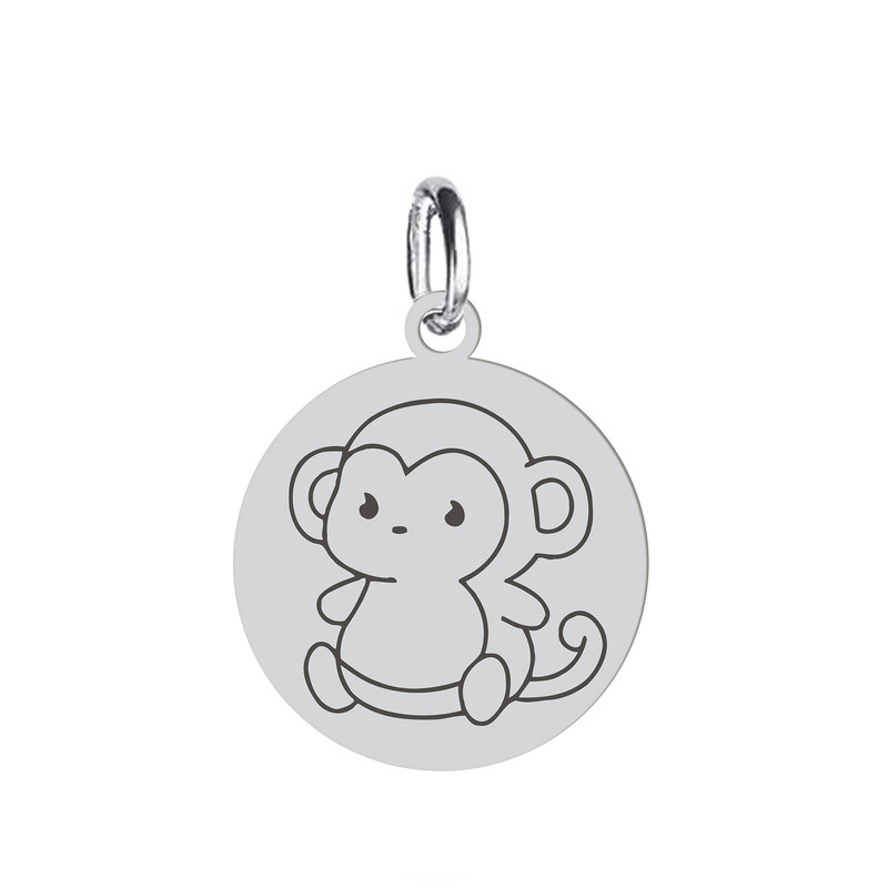 آویز گردنبند هایکا طرح میمون مدل ha309