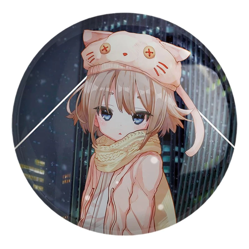 پیکسل خندالو طرح دختر انیمه ای کد 18042 مدل بزرگ