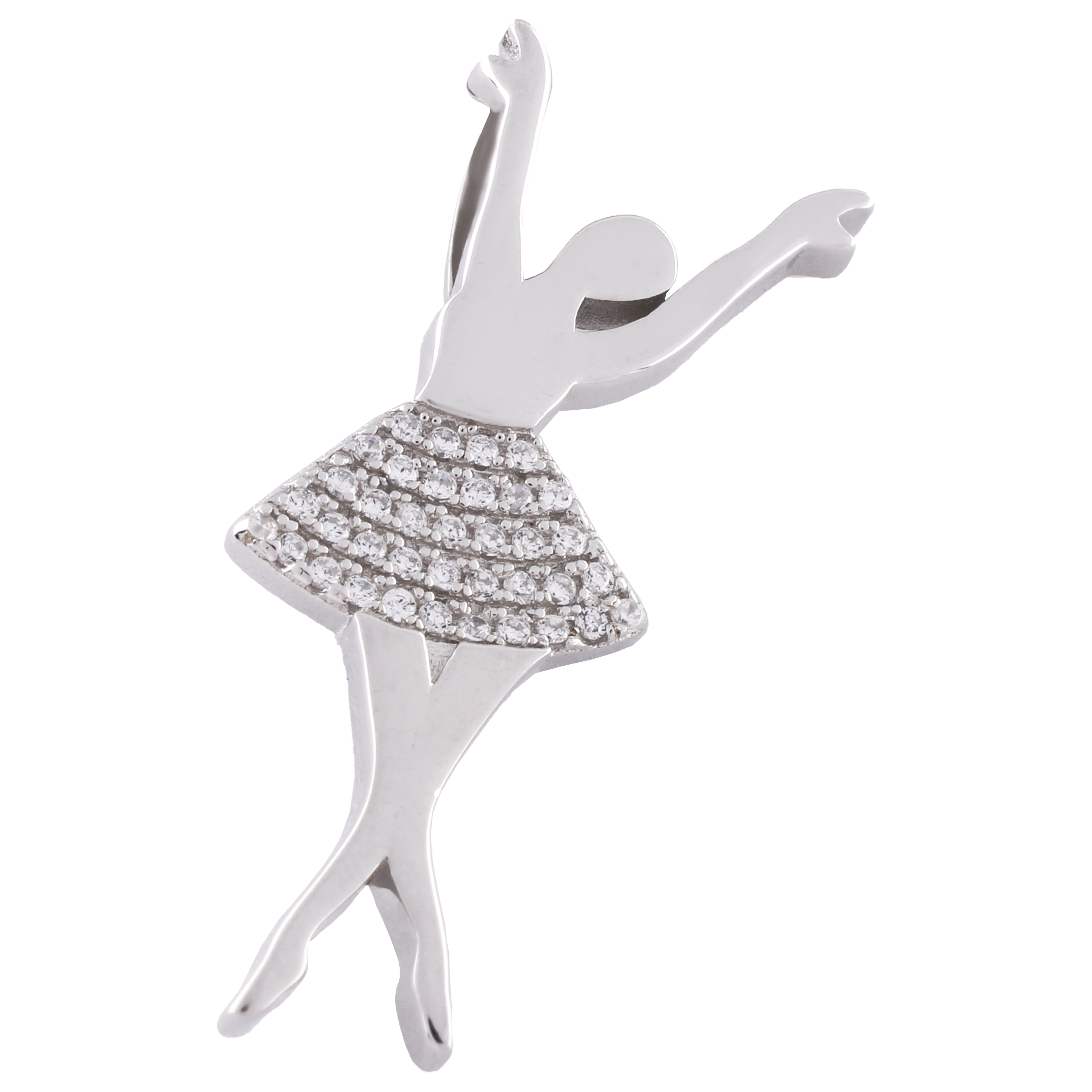 آویز گردنبند نقره زنانه مدل رقص کد SLP-19