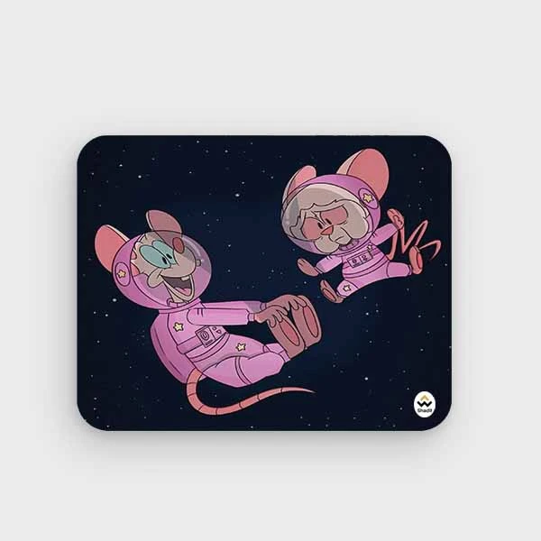 ماوس پد شادیت مدل انیمیشن پینکی و برین کد 01 سایز 24*19 سانتی متر