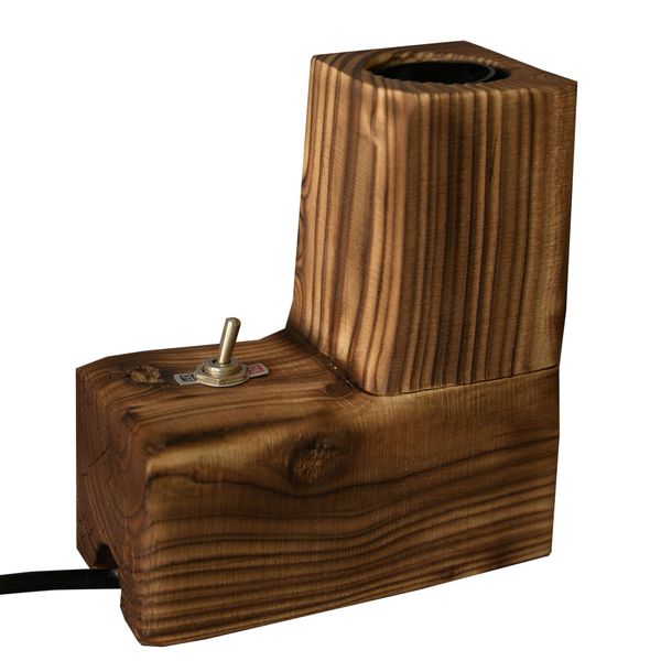 آباژور رومیزی مدل چوبی