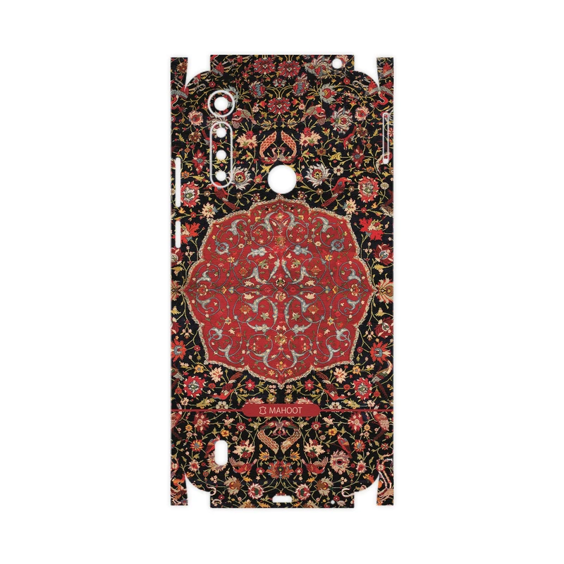 برچسب پوششی ماهوت مدل Persian-Carpet-Red-FullSkin مناسب برای گوشی موبایل موتورولا Moto G8 Power Lite