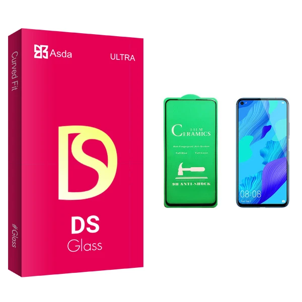 محافظ صفحه نمایش سرامیکی آسدا مدل DS glass مناسب برای گوشی موبایل هوآوی nova 5T