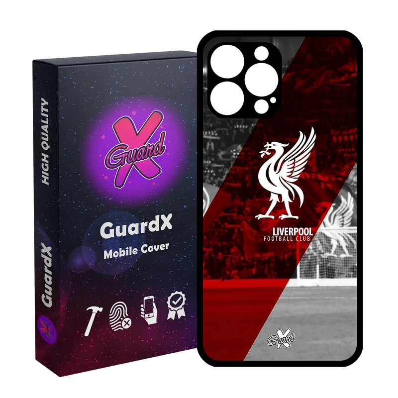 کاور گارد ایکس طرح Liverpool مدل Glass10045 مناسب برای گوشی موبایل اپل iPhone 14 Pro Max