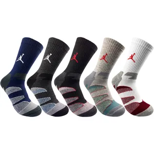 جوراب ورزشی ساق بلند مردانه کد MJ7 مجموعه 5 عددی