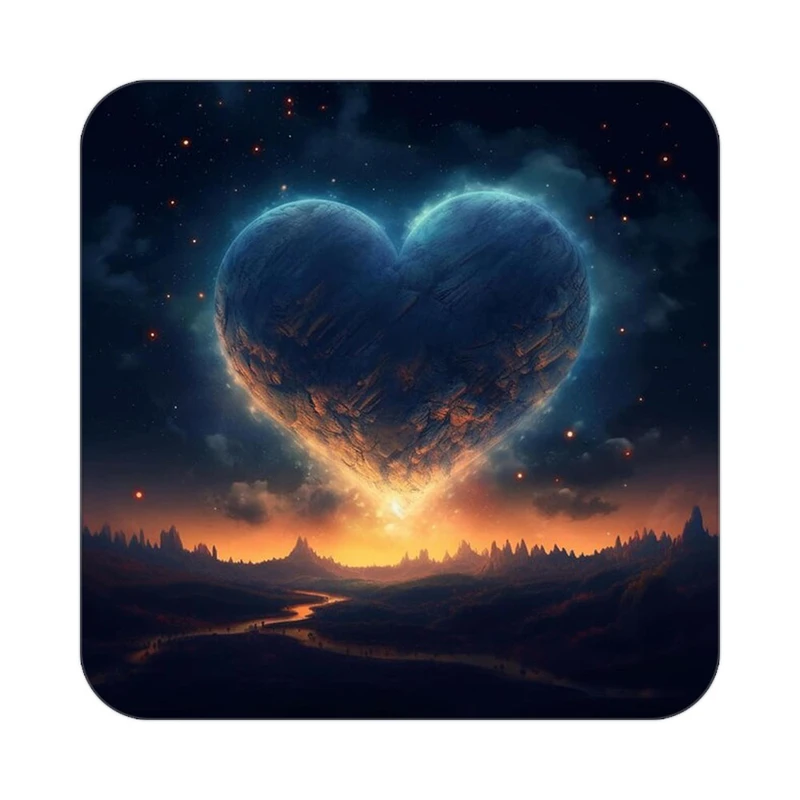 زیر لیوانی کاکتی مدل عاشقانه کد mp11424