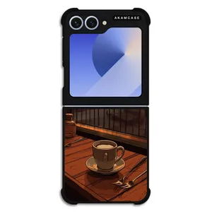 AKAM AMC-WSGZFLIP6-COFFEE-11 Cover For Samsung Galaxy Z Flip 6