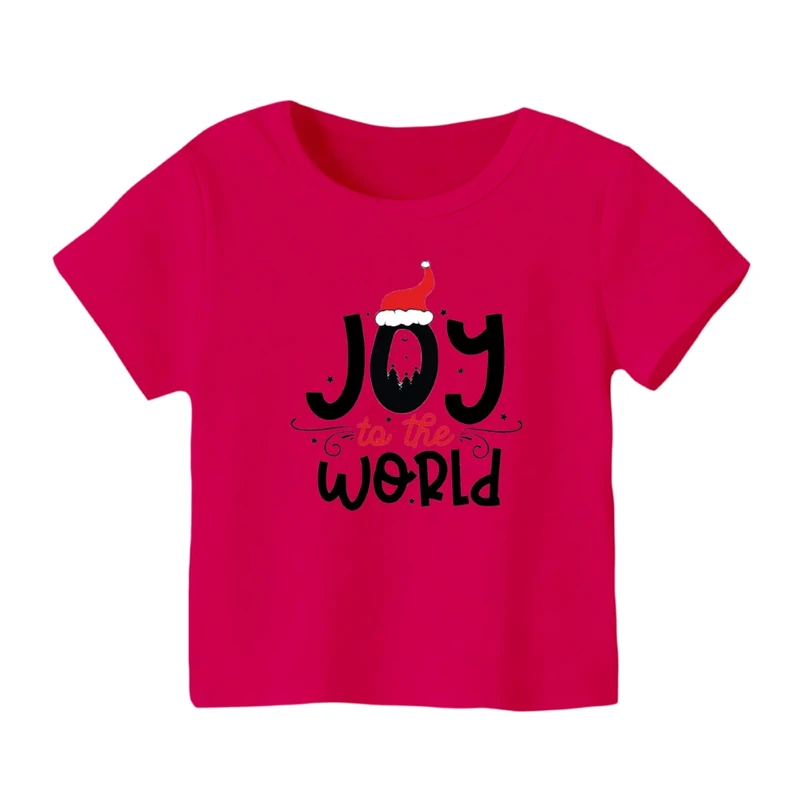 تی شرت آستین کوتاه بچگانه مدل نوشته کریسمس کد 9