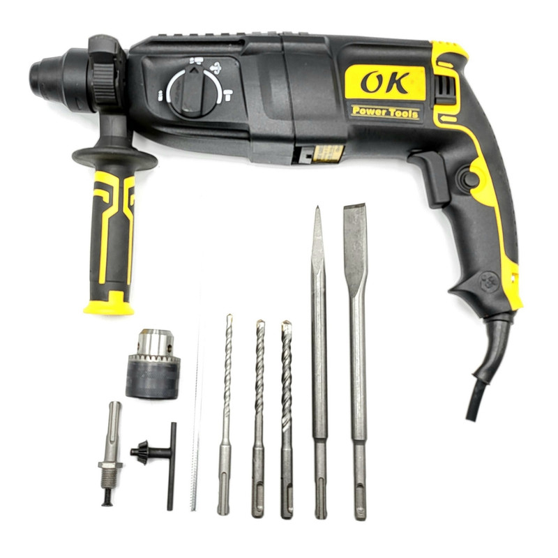 مجموعه 10 عددی دریل بتن کن سه کاره اوکی مدل OK26sre