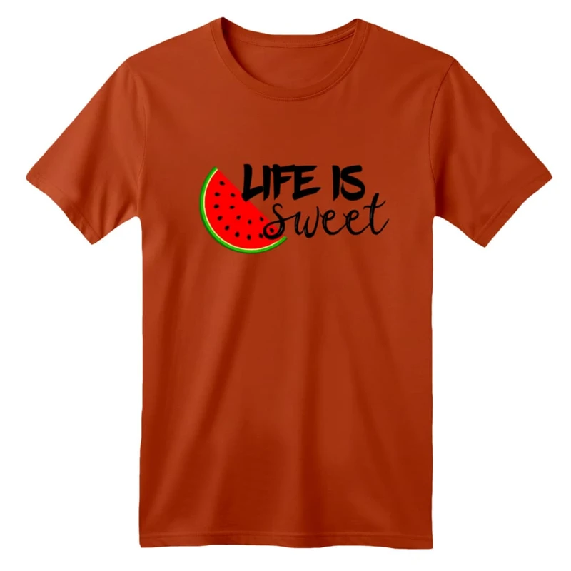 تی شرت آستین کوتاه بچگانه مدل هندوانه یلدایی کد 59