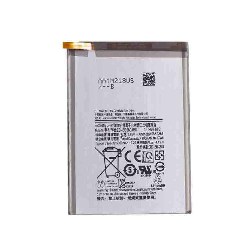 باتری موبایل مدل EB-BG580ABU ظرفیت 4900 میلی آمپر ساعت مناسب برای گوشی موبایل سامسونگ Galaxy M20 / M30
