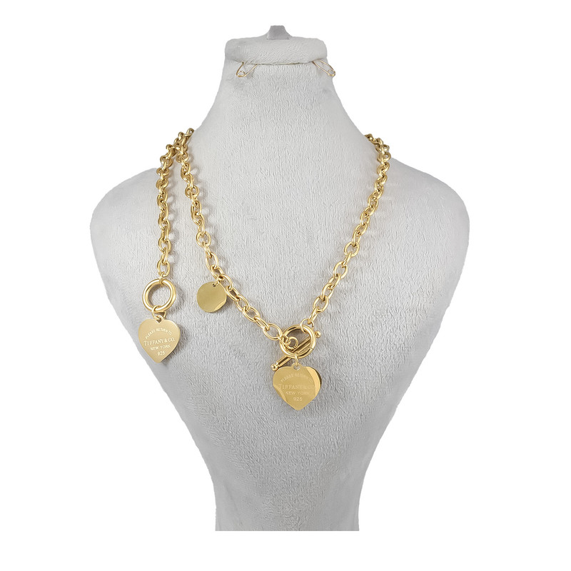 نیم ست زنانه طرح قلب کد 01