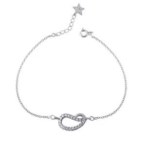      دستبند نقره زنانه بازرگانی میلادی کد DP_101