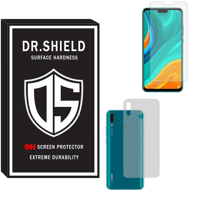 محافظ صفحه نمایش دکتر شیلد مدل TSPDR-06 مناسب برای گوشی موبایل هواوی Y9 2019 به همراه محافظ پشت گوشی